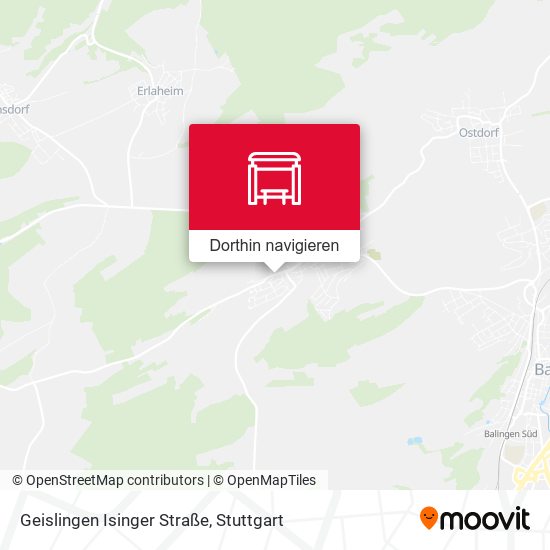 Geislingen Isinger Straße Karte