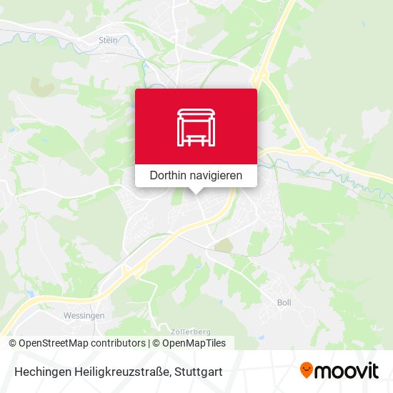Hechingen Heiligkreuzstraße Karte