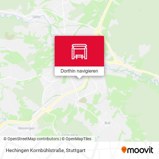 Hechingen Kornbühlstraße Karte