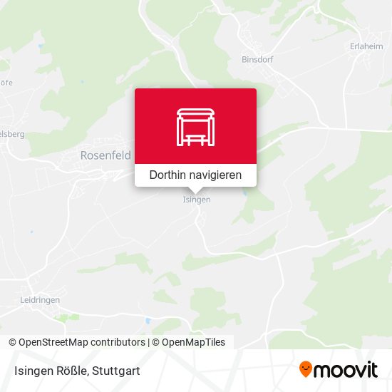 Isingen Rößle Karte