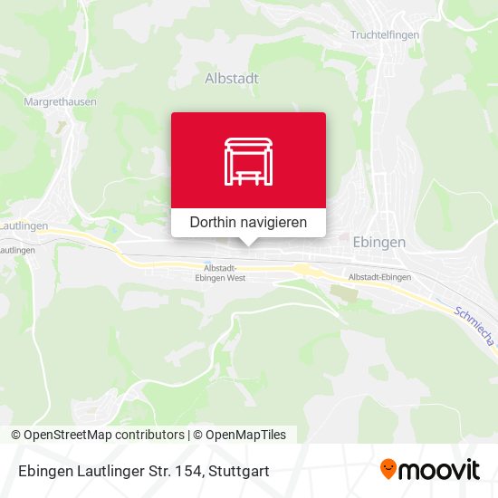 Ebingen Lautlinger Str. 154 Karte