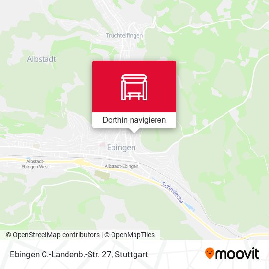 Ebingen C.-Landenb.-Str. 27 Karte