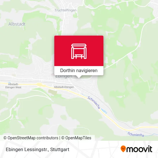 Ebingen Lessingstr. Karte
