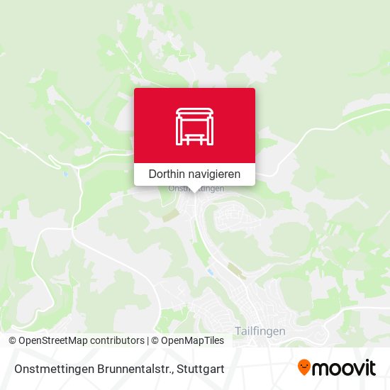 Onstmettingen Brunnentalstr. Karte