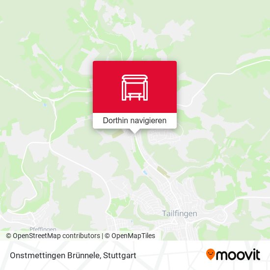 Onstmettingen Brünnele Karte