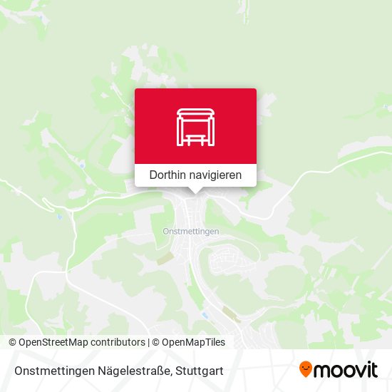 Onstmettingen Nägelestraße Karte