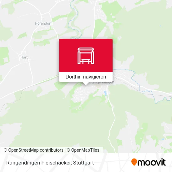 Rangendingen Fleischäcker Karte