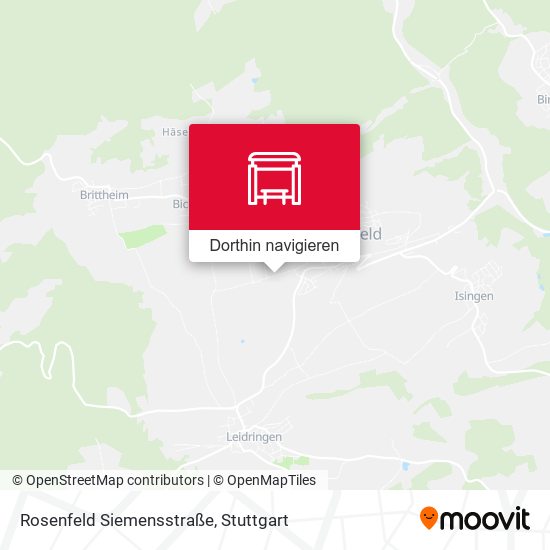 Rosenfeld Siemensstraße Karte