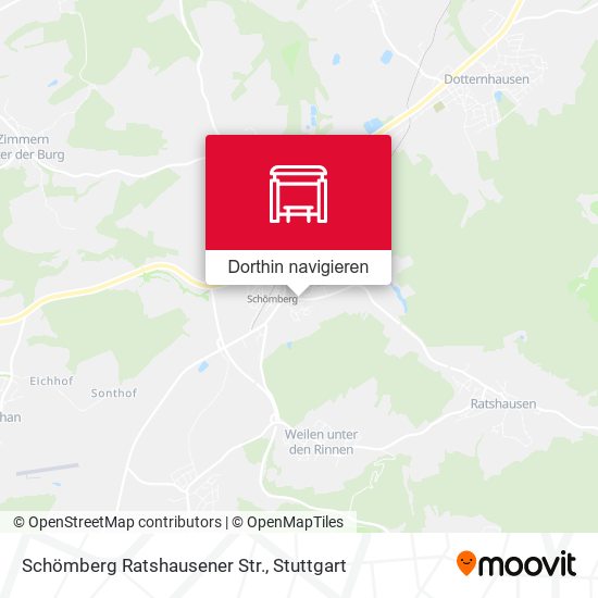 Schömberg Ratshausener Str. Karte