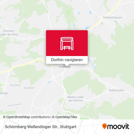 Schömberg Wellendinger Str. Karte