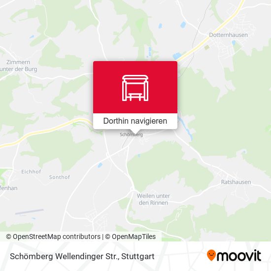 Schömberg Wellendinger Str. Karte