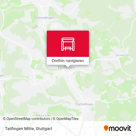 Tailfingen Mitte Karte