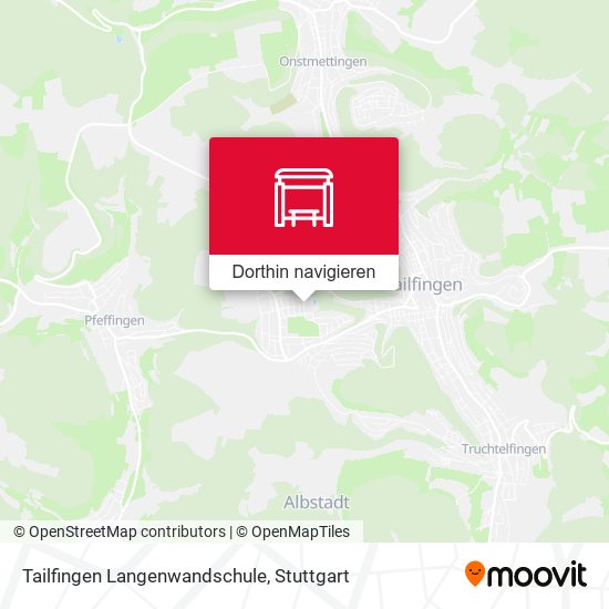 Tailfingen Langenwandschule Karte