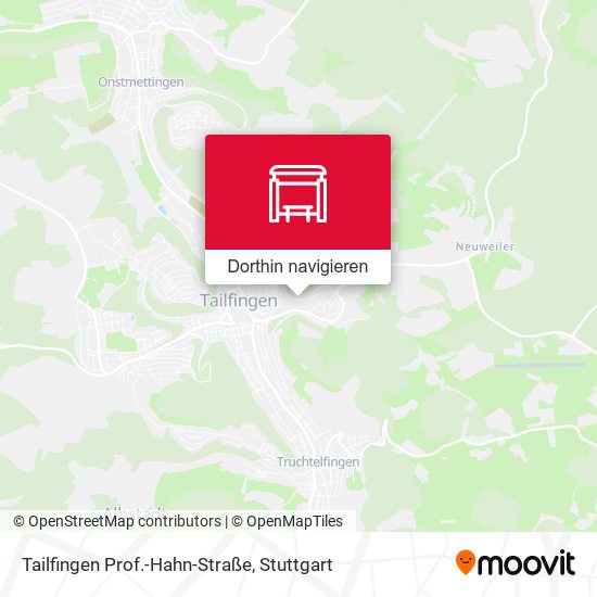 Tailfingen Prof.-Hahn-Straße Karte