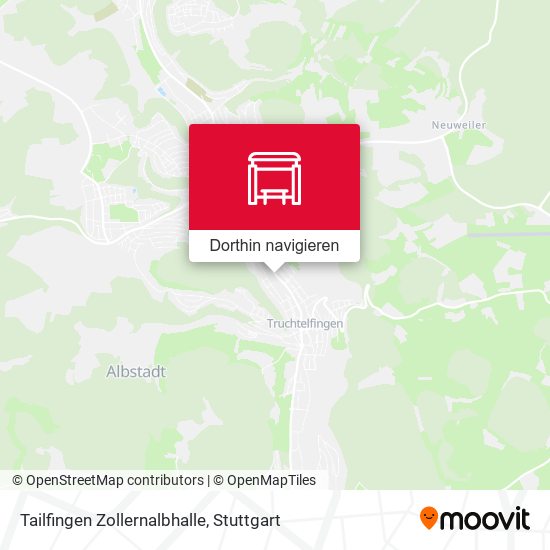 Tailfingen Zollernalbhalle Karte