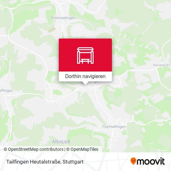 Tailfingen Heutalstraße Karte