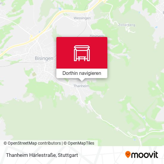 Thanheim Härlestraße Karte