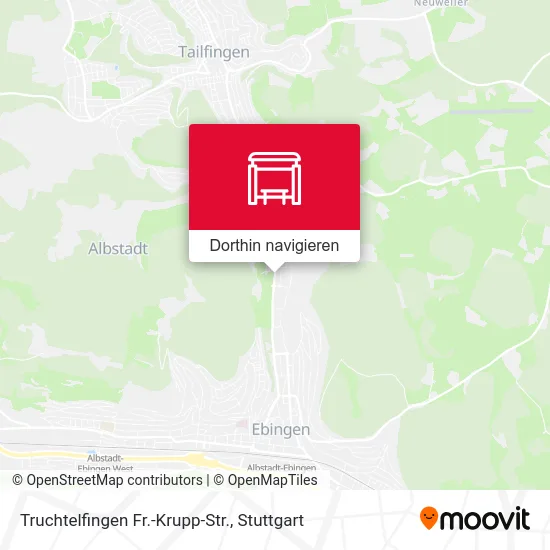 Truchtelfingen Fr.-Krupp-Str. Karte