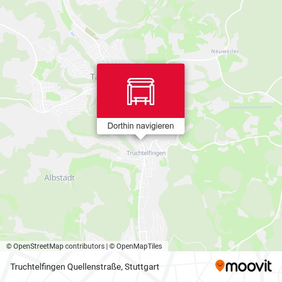 Truchtelfingen Quellenstraße Karte