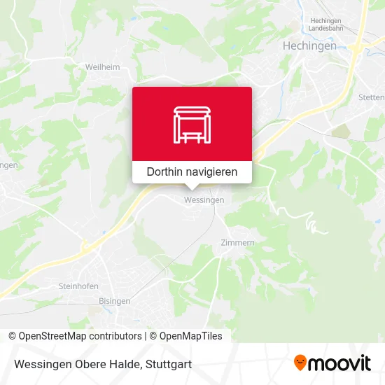 Wessingen Obere Halde Karte