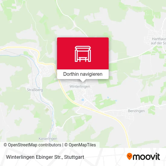 Winterlingen Ebinger Str. Karte