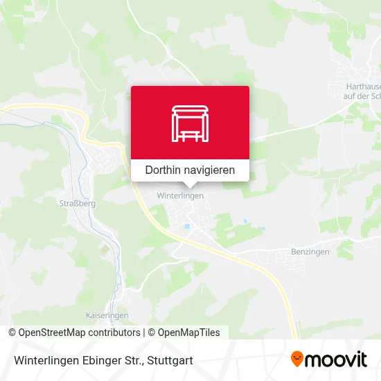 Winterlingen Ebinger Str. Karte