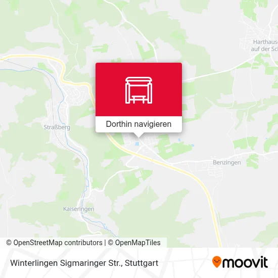 Winterlingen Sigmaringer Str. Karte