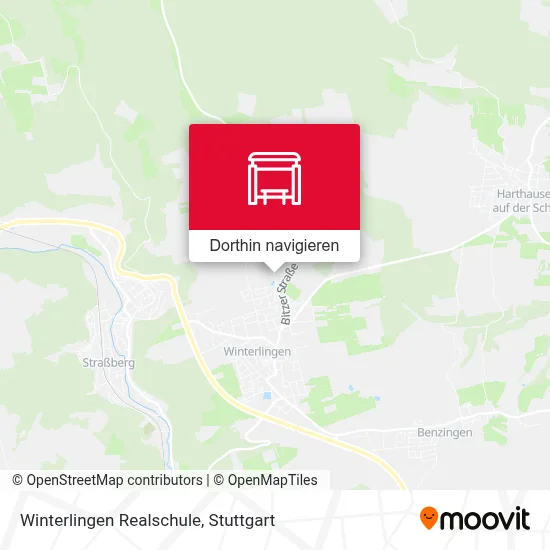 Winterlingen Realschule Karte