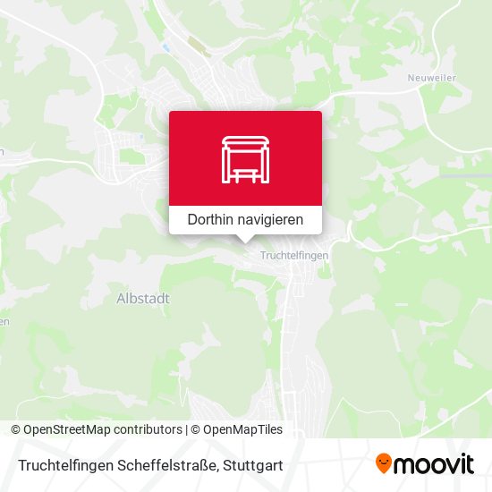 Truchtelfingen Scheffelstraße Karte