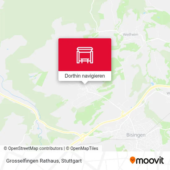 Grosselfingen Rathaus Karte