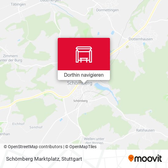 Schömberg Marktplatz Karte