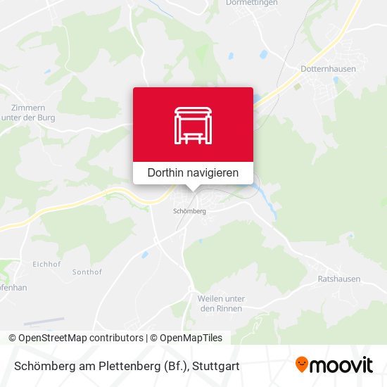 Schömberg am Plettenberg (Bf.) Karte