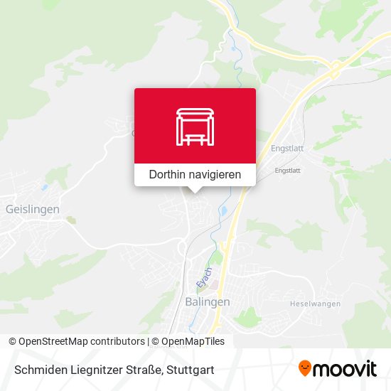 Schmiden Liegnitzer Straße Karte