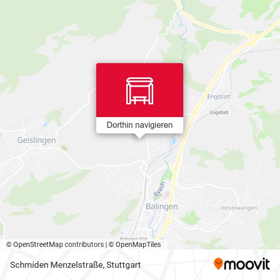Schmiden Menzelstraße Karte