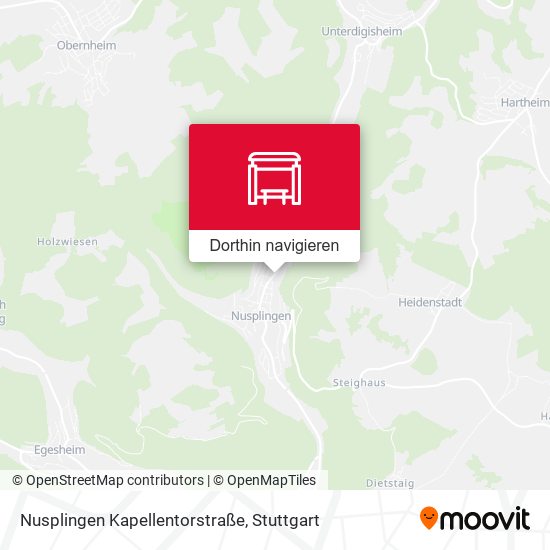 Nusplingen Kapellentorstraße Karte