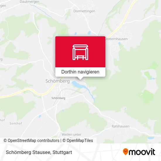 Schömberg Stausee Karte