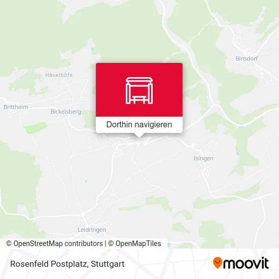 Rosenfeld Postplatz Karte