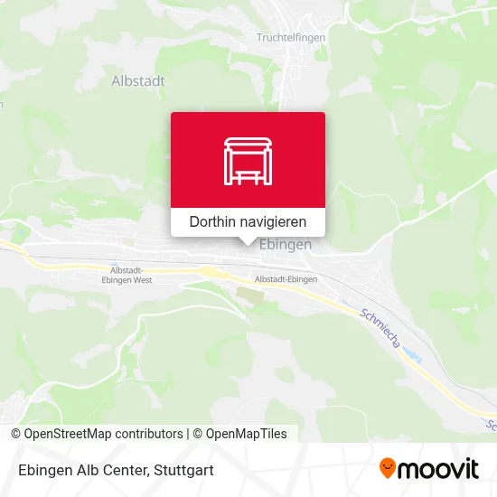 Ebingen Alb Center Karte