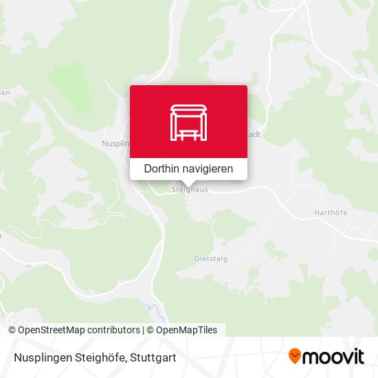 Nusplingen Steighöfe Karte