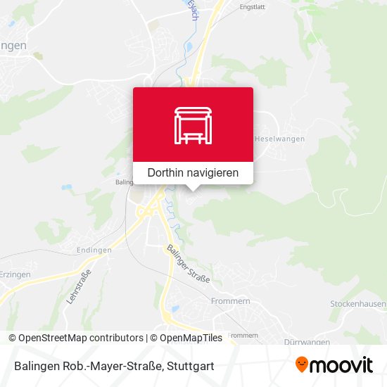 Balingen Rob.-Mayer-Straße Karte
