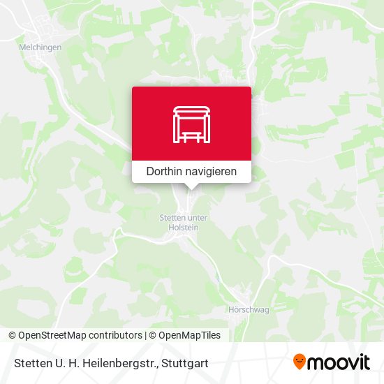 Stetten U. H. Heilenbergstr. Karte