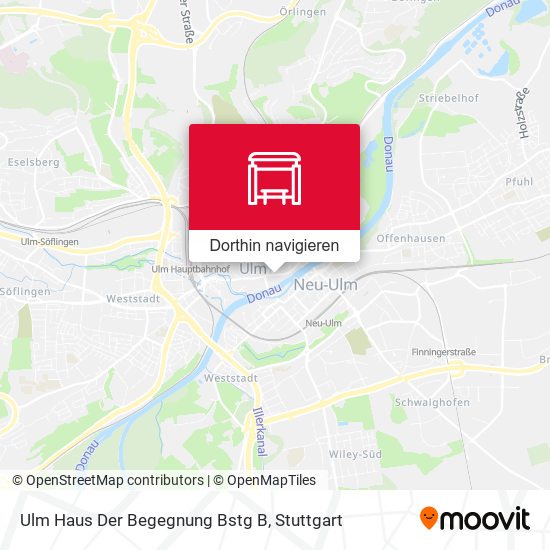 Ulm Haus Der Begegnung Bstg B Karte