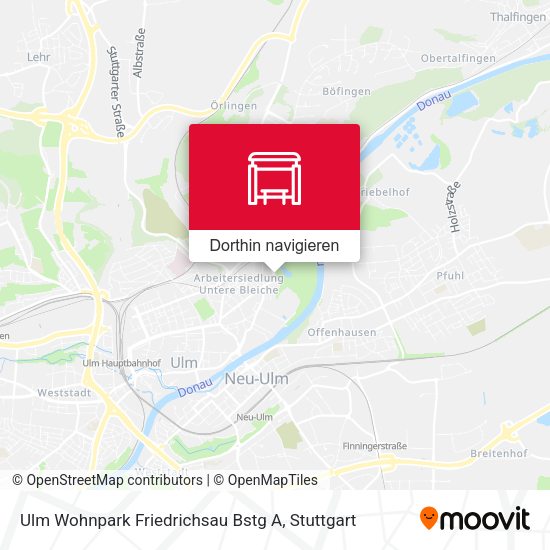 Ulm Wohnpark Friedrichsau Bstg A Karte