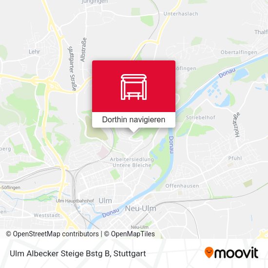 Ulm Albecker Steige Bstg B Karte