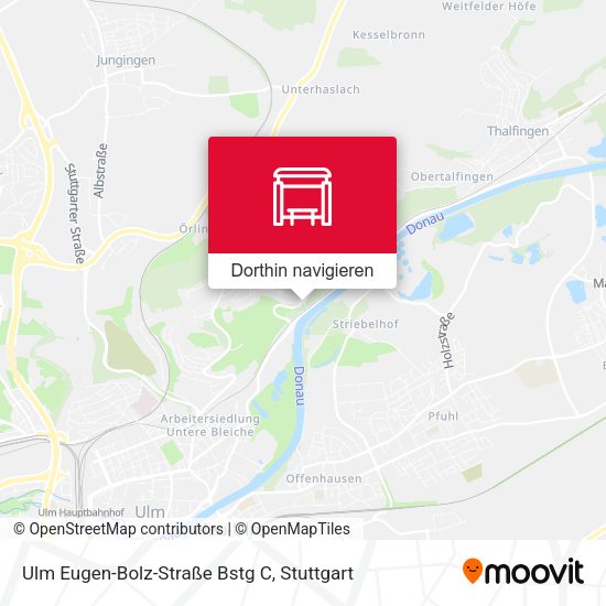Ulm Eugen-Bolz-Straße Bstg C Karte