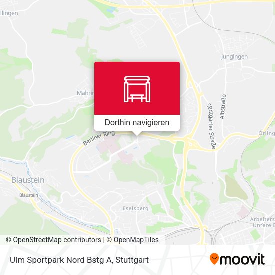 Ulm Sportpark Nord Bstg A Karte
