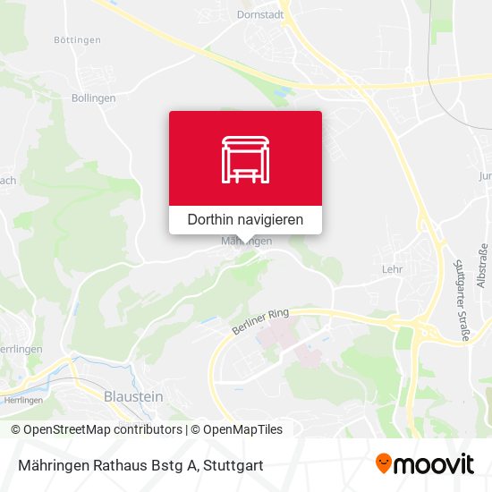 Mähringen Rathaus Bstg A Karte