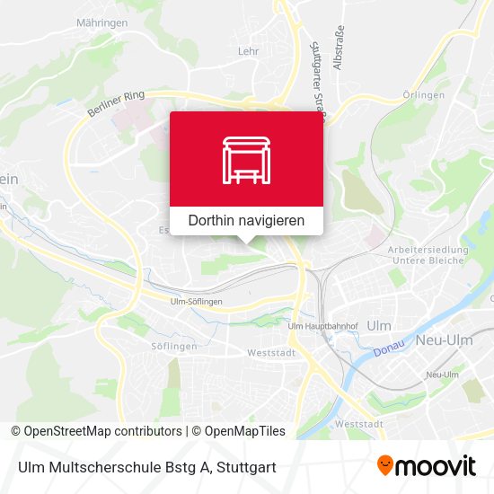 Ulm Multscherschule Bstg A Karte