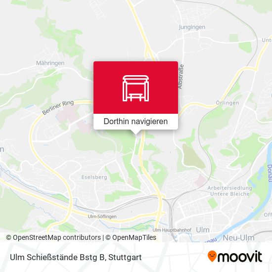 Ulm Schießstände Bstg B Karte