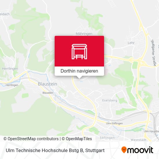 Ulm Technische Hochschule Bstg B Karte
